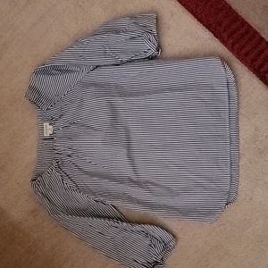 Crewcuts Blue and White striped blouse